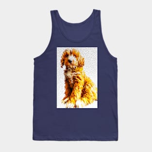 Red Cockapoo Cute As Can Be Tank Top